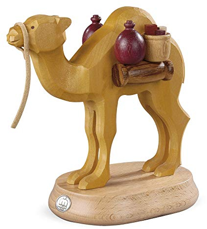 Mueller Kamel für Räuchermann Araber, 14 cm hoch, original Erzgebirge Seiffen