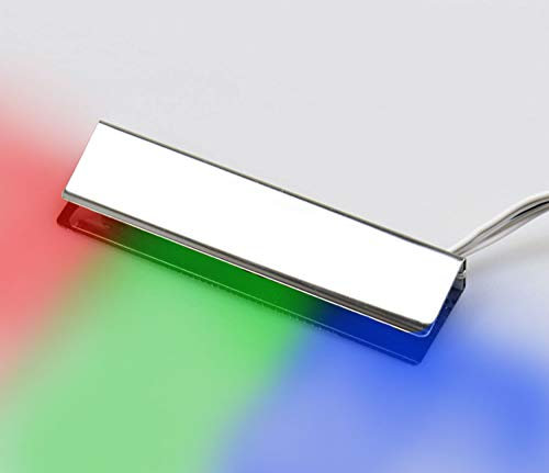 kalb Material für Möbel LED RGB Glaskantenbeleuchtung Glasbodenbeleuchtung Vitrinenbeleuchtung Clip Glas, Auswahl:12er SET