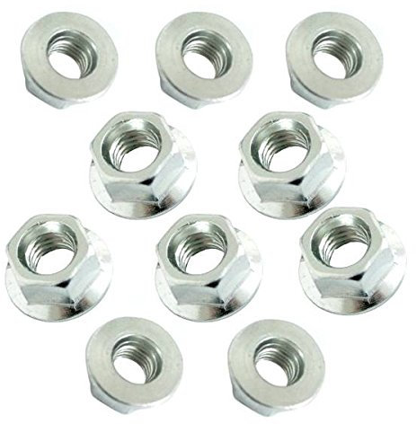 JRL Tuercas de tornillo de cubierta lateral para motosierra Husqvarna y Jonsered, 10 unidades