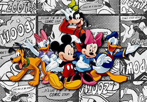 Disney Photo Wallpaper/Giant Wall Poster, Non-Woven, Multi-Colour, 360 x 270 cm/142 x 106-Inch