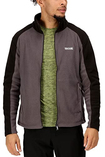 Regatta Mens Hedman II Fleece Jacket Iron/Black M
