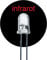 Lumetheus LED IR infrarot 5mm 20 mcd 100 Stück Leuchtdioden ca. 1,5 V Diode 2 Pin LEDs Gehäuse klar