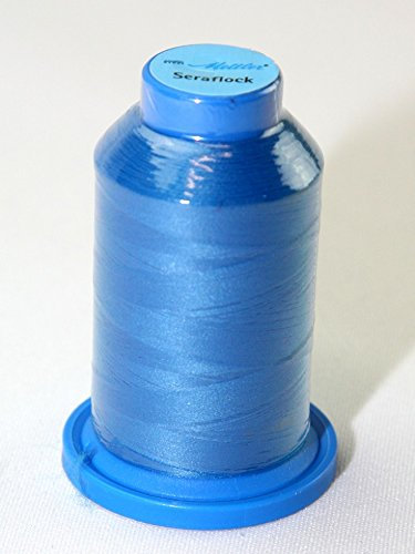 Metler, Seraflock – elastisches Nähgarn, 1.000 m, türkisblau
