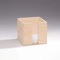GLOREX Notizzettelbox, Holz, Natur, 11 x 11 x 10,5 cm