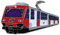 Euro-Roller Shop PIN Triebwagen 012 Napoli Vesuv rot/weiß*