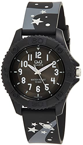 Q&Q Damen Analog Quarz Uhr mit Edelstahl Armband VQ96J014Y