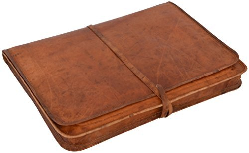 Gusti Laptop Bag-17 Leather - Clay Borsa per notebook Custodia in pelle Pelle marrone vintage