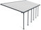 Palram Canopia by Pergola Feria 25.5 m² en Aluminium Et Polycarbonate, Moderne & Élégante, pour Couvrir Une Terrasse Toute L’année (Gris)