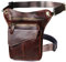 Le'aokuu Herren Echtes Leder Rucksäcke Beinbeutel Beintasche Hüfttasche Hip Bum Weist Pack Outdoor Messenger Bag 211-3