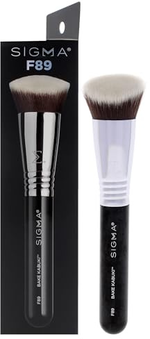 Sigma Beauty F89 Kabuki Brush für Setting Powder – Kabuki-Make-up-Pinsel für Baking, Setting-Make-up und losen Mineralpuder