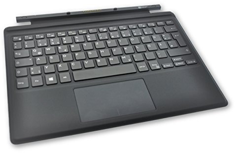 Dell Latitude 5285/5290 GERMAN Detachable Backlit Travel Keyboard- K16M-BK-GER (Renewed)
