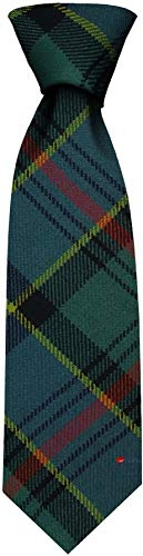 I LUV LTD Gents Neck Tie Ogilvie Hunting Ancient Tartan Lightweight Scottish Clan Tie