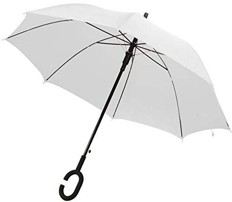Ten WeiÃŸer automatischer Hochzeitsschirm mit C-Griff cod.EL21059 cm 102x102x88h by Varotto & Co.