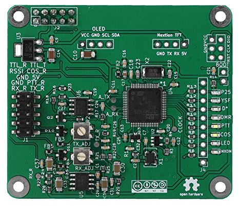 ASHATA Relay Board Module, MMDVM DMR Repeater Open-Source Relais Module,Digitale Sprachmodem im Multi-Modus Expansion Board mit Moto-Kabel für