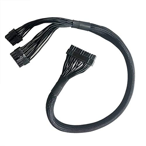 Gintai 14 Pin+10 Pin to 24 Pin ATX Power Cable for Corsair RM1000 RM850 | RM750 RM650