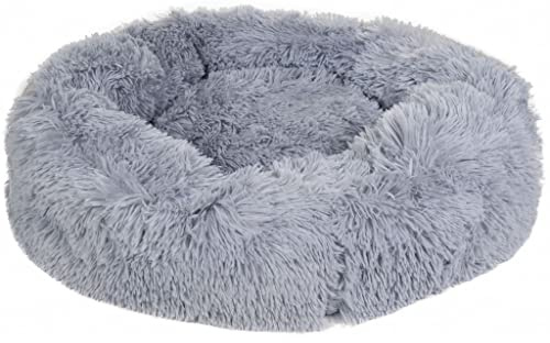 HKM Fluffy Hundebett hellgrau 70cm x 25cm