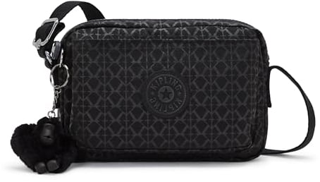 Kipling Damen Abanu Crossbody Taschen Einheitsgröße, Schwarz - Signature Emb - Größe: One Size
