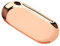 Bandeja De Almacenamiento De Acero Inoxidable Portavelas Plato Vela De Aromaterapia Grande Organizador De Herramientas Plato Decorativo con Espejo De Color Latón Ovalado(Oro Rosa)