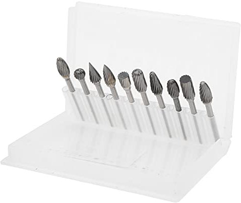 Lima rotante a taglio singolo, Lima rotante in metallo Set di punte da trapano per metallo Set di lime rotanti per parti di riparazione per uomo