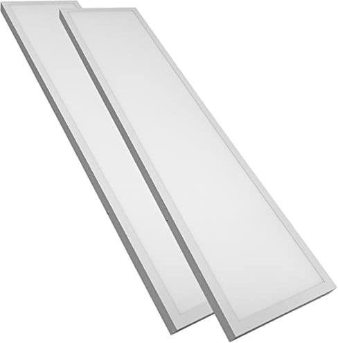 LED ATOMANT Lot de 2 Panneau LED Surface 120x30cm 48W, Couleur Blanc Chaud (3000K), 4400 Lumens, Driver inclus