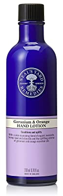 Neal’s Yard Remedies Geranium & Orange Hand Lotion – Pump or No Pump | Organic Hand Lotion with Geranium and Orange Essential Oils | Vegan Hand Lotion Made with Organic Ingredients | 200ml