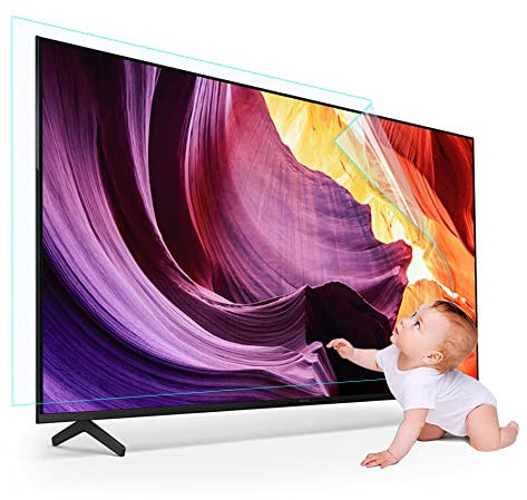 JQZWXX 43-75 Inch Frosted Anti Glare TV Screen Protector, Anti Blue Light Guard Against Radiation, Protection Eyes for TCL, SHARP, SONY, Samsung, Toshiba, Hisense, LG / 70in1538x869mm