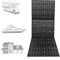 ANUU Power Solar Panels with USB(5V/3A), Folding Portable Solar Kit Phone Charger Compatible, 150W 18V Solar Charger Power Bank for RV, Boat, Caravan, Campervan