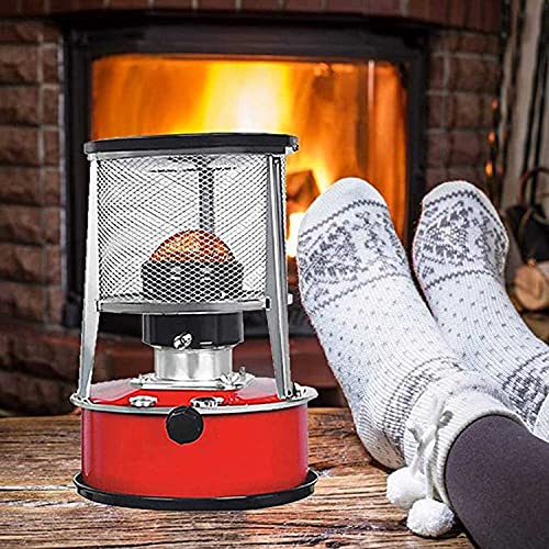Vendics Kerosin-Heizung Indoor - Portable Camping Herd Heizung, Hohe Effizienz Heizung Camping-Öl-Heizungen Mit Fallschutz Für Indoor Outdoor, Patio, Deck Notfall-Heizung, 4.6L