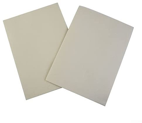 LVYXON Fogli isolanti in fibra di ceramica, formato A4, guarnizione isolante ad alta temperatura o rivestimento per guarnizioni su tubi di canna fumaria, porte e guarnizioni intorno al vetro del forno
