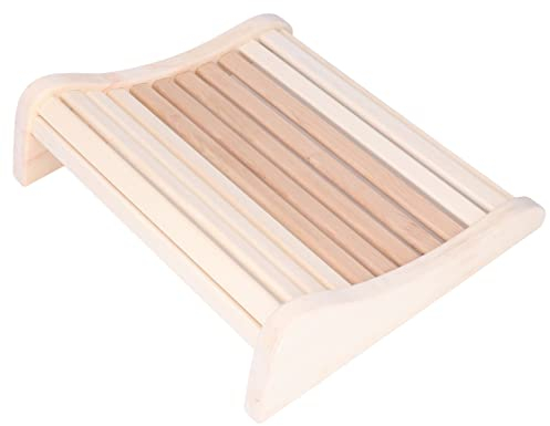 Accessoires de Sauna, Appui-tête de Sauna Oreiller en Bois de Pin Support de Tête d'Oreiller pour Salle de Sauna Fournitures de Sauna Accessoires Appui-tête de Sauna en Bois, Dossier de Sauna incurvé