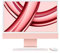 Apple 2023 iMac Ordinateur de Bureau Tout‑en‑Un avec Puce M3 : CPU 8 cœurs, GPU 10 cœurs, écran Retina 4,5K 24 Pouces, 8 Go de mémoire unifiée, 512 Go de Stockage SSD, Rose