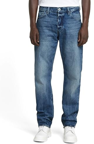 G-STAR Herren Dakota Regular Straight Jeans, Blau (Faded Blue Marble D23691-D434-G723), 33W / 34L