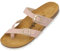 Palado Pantoletten Damen Cres Matt - elegante Sandalen Made in Spain - bequeme Hausschuhe mit Kork-Fußbett - modische Sommerschuhe Rosa UK5,5 - EU38