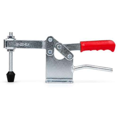 INGDAUM® 1 pieza GH-220WLH, abrazadera de palanca, fuerza de sujeción horizontal 400 kg (1, GH-220WLH)
