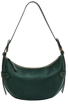FOSSIL Harwell, Hobo Bag Mujeres, Verde, 8.89 cm x 30.48 cm x 20.32 cm