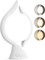 Wopigh Tageslichtlampe 10000 Lux, Sonnenlichtlampe mit 3 Lichtfarben 4 Timer 5 einstellbare und Memoryfunktion Lichtintensität, UV-Frei Sonnenlicht Lampe für Hause/Büro (Blanco, 2)