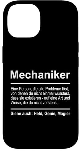 Hülle für iPhone 14 Mechaniker Definition Schlosser