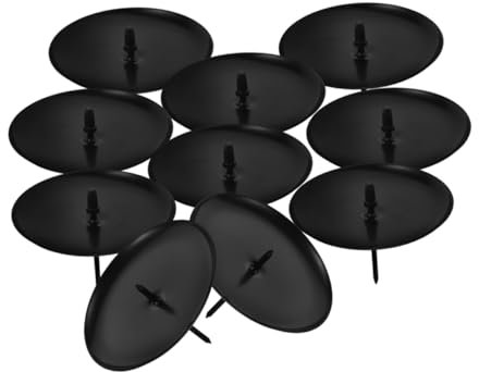 PEPLAYTAL 10 Stück Weihnachtskranz-kerzenteller, Metall-kerzenhalter, Weihnachtskranz, Kerzenfixator, Teelichtständer, Säule, Kegelkerzenhalter, Ständer Für Hochzeit, Esstisch, Herzstück