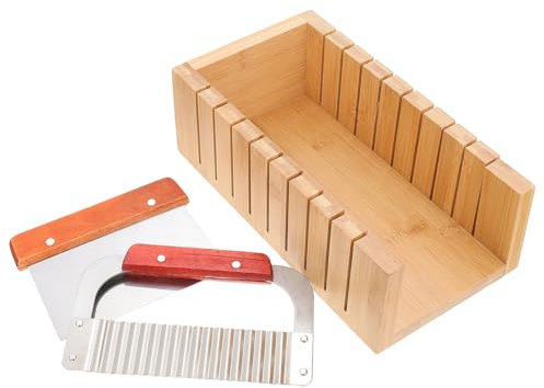 STOBOK 1 Satz Seifenschneider mehrzweckschneider holzstiel Seifenherstellungswerkzeug Seifenmesser gemacht gießen flüssig Seifenformschneider Seifenzubehör selber Machen Rostfreier Stahl