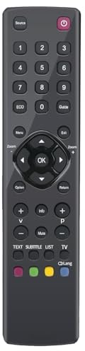 Mando a distancia de repuesto 06-RC3000E-RM202AA compatible con Thomson TCL TV 24HU5253 32HU2253 22HS4246CW 32HZ5233W 39FU5253CW 40FT5453 40FU3255-G 50FU3253 L24E4 105F 28HA3203 32HA3103 24HA4243W