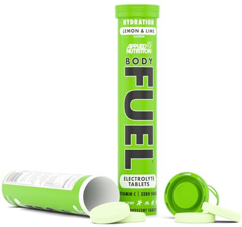 Body Fuel Electrolyte Tablets 80g - Lemon & Lime - Ideal for Training, Competitive Sport and Enjoying As Part of A Balanced Diet, Size: 80g (Approx.)