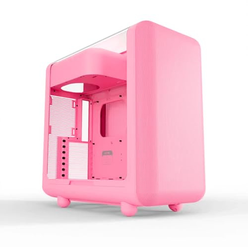 HYTE X50 Modern Performance Mid-Tower Case Strawberry Milk E-Atx/Atx/M-Atx/M-Itx