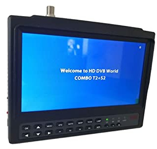 Satelliten Messgerät, 7 DVB-T2+DVB-S2 Terrestrial HD+ Tester KPT-716S/T Tragbarer Breitbild-Satellitenfinder