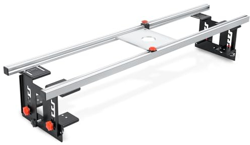 NBYTLT 48 Router Sled for Flattening Slabs, Heavy Duty Planing Jig | Router Sled Kit Reinforced Rails, Adjustable Trimming Planing Machine for Woodworking, Home DIY
