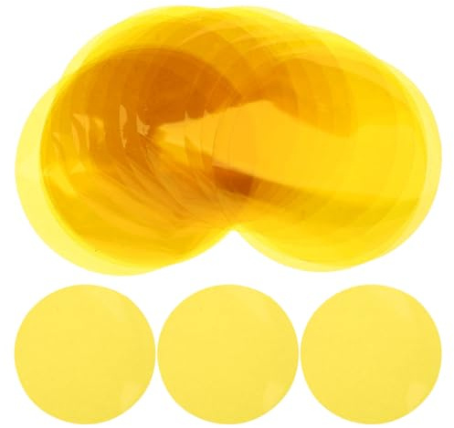 SHINEOFI 20pcs Changing Light Stickers Adhesive Mood Lighting Film for Spotlight Warm Tint Stickers Photo Gel Filters