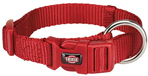 Trixie Premium Halsband, L–XL: 40–65 cm/25 mm, rot