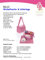 bettina bruder BBS 117 Schnittmuster Tasche Wickeltasche mit Fotoanleitung