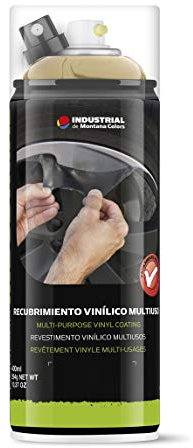 Montana Colors MTN Spray Vinilo Líquido, Negro Metalizado, 400 ml