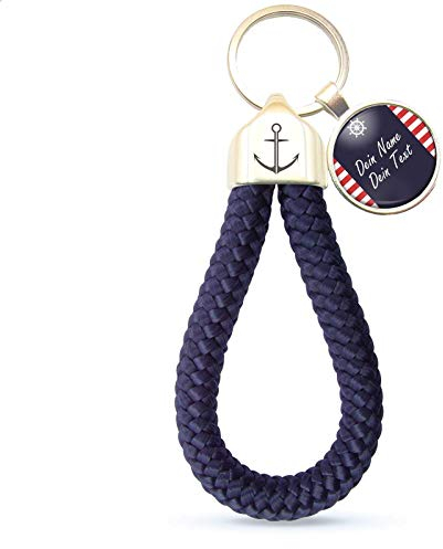 MeLifestyle Schlüsselanhänger aus Segelseil Paracord für die Arbeit Auto Haus und Privat Atlantic Captain