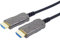 PremiumCord Cavo in Fibra Ottica HDMI 2.1 Attivo Ultraveloce Ottico 8K, 48 Gbps, HDMI 2.1, 3D, EDID, Arc, Risoluzione Video 8K@60Hz, Placcato Oro, Lunghezza 20 m